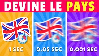 Devine le DRAPEAU en 0001 Secondes 👁️🌍⚡  Quiz Drapeaux [upl. by Bartolemo]