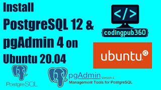 Install PostgreSQL and pgAdmin on Ubuntu 2004 [upl. by Ahset]