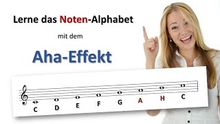 Spielend Noten lernen – So lernst du das NotenAlphabet mit dem AhaEffekt [upl. by Nelson]