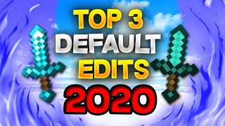 TOP 3 SMOOTH DEFAULT EDIT MCPE PVP TEXTURE PACK FPS BOOST PACKS [upl. by Darach119]