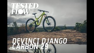 2018 Devinci Django Carbon 29 review  Flow Mountain Bike [upl. by Clementi]