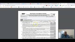 Paid Preparers Due Diligence Checklist Form 8867 [upl. by Diogenes]