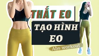 👉🏻 Tập gì để có quotVòng Eo Đẹpquot Giảm mỡ eo  Bụng dưới  Tạo rãnh 11💪 Get That 11 line Abs🔥 [upl. by Arykat603]