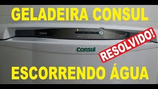 Geladeira Consul Facilite Frost free  resolvendo vazamento agua SIMPLES [upl. by Parfitt]