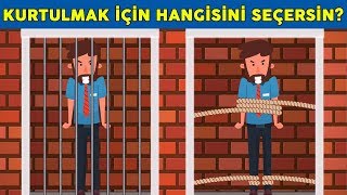 Kurtulmak İçin Hangisini Seçersin Beyin Gücünüzü Arttıracak Bulmacalar [upl. by Cini918]