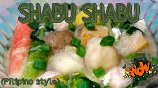 How to cook SHABU SHABU Filipino style  By pards [upl. by Medarda]