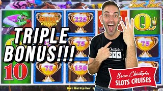 ⇶ Triple BONUS on Lightning Link ⚡ Best Bet Challenge 🚢 BCSlots Cruise [upl. by Lydon426]