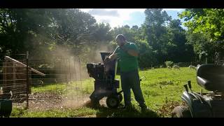 PowerHorse chipper shredder review [upl. by Atima]