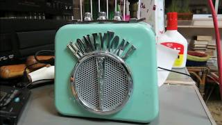 DanElectro HoneyTone MiniAmp  Demo [upl. by Enahsed379]