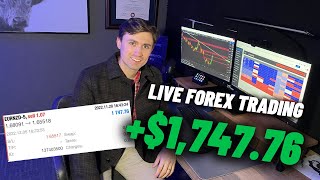 LIVE Forex Trading Making 175000 going SHORT EURNZD Start to Finish [upl. by Manda]