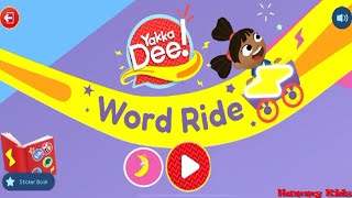 Yakka Dee  Word Ride  Banana  Level 2  Hammy Kids [upl. by Ayila]