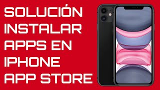 📱 SOLUCIÓN No puedo DESCARGAR APLICACIONES en mi iPhone APP STOREFACIL Y RÁPIDOTRES MÉTODOS [upl. by Kriste]