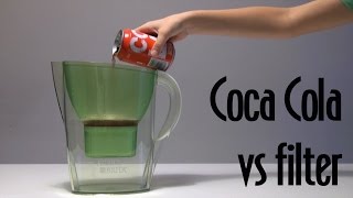 Coca Cola vs Brita filter What happens Experiment [upl. by Otti612]