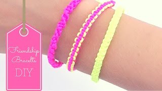 DIY Friendship bracelets  EASY [upl. by Allegra]