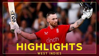 Phil Salt Hits 103 off 54 Balls  Highlights  West Indies v England  1st T20I [upl. by Ixel958]