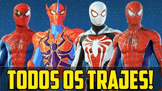 Marvels SpiderMan Remastered PS5  Todas as roupas [upl. by Butler]