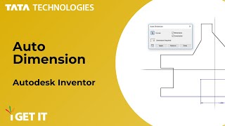 11 Auto Dimension  Autodesk Inventor [upl. by Laenaj286]