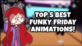 CORALIE TOP 5 FUNKY FRIDAY BEST ANIMATIONS Funky Friday Roblox  Shinobi GamingYT [upl. by Schifra]