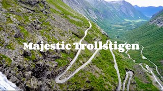 Majestic Trollstigen in Norway🇳🇴 trollstigen travel norwaytrip [upl. by Ecnarrat]