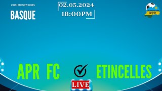 LIVEGAME  APR FC VS ETINCELLES [upl. by Lolita]