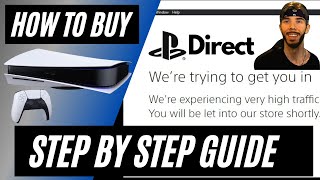 How To Buy a PS5 from PlayStation Direct  Online Buying Guide and Tips Sony Direct Queue [upl. by Bullivant]