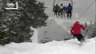 Lift Line at Stowe VT  Trails We Love [upl. by Haon]