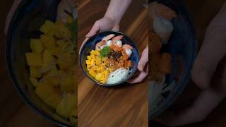 How I used DampD Dice to Create the Ultimate Spicy Miso Salmon Poke Bowl sushi poke salmon [upl. by Adnarb]