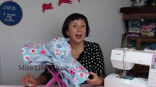 How to sew a wide brim fabric sun hat [upl. by Eldrid]