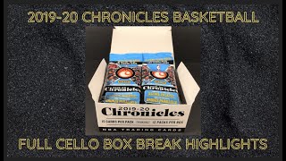 201920 Panini Chronicles Basketball Cello Box Break  Highlights ONLY [upl. by Zahavi]