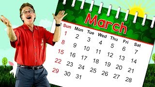 The Month of March  Calendar Song for Kids  Month of the Year Song  Jack Hartmann [upl. by Tiduj]