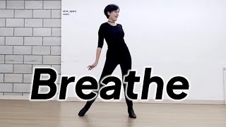 Breathe Line Danceyoonylinedance 중급라인댄스 [upl. by Belshin]