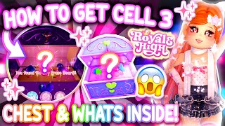 How To Get CELL 3 Dungeon CHEST And Whats INSIDE IT 👑Royale High Roblox 🏰 [upl. by Needan]