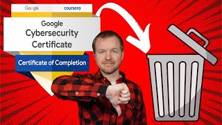 ONLY UNSPONSORED Review of the Google Cybersecurity Certificate From Coursera [upl. by Monetta]