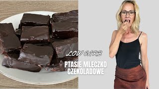 Ptasie mleczko czekoladowe o niskiej ilości węglowodanów🍫łatwy deser LOW CARB w kilka minut [upl. by Sille668]