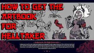 Helltaker  How to get the Artbook for Helltaker [upl. by Bohlen]