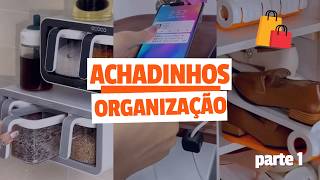 ACHADOS DA SHOPEE  Os melhores itens para manter sua casa organizada [upl. by Yllet386]