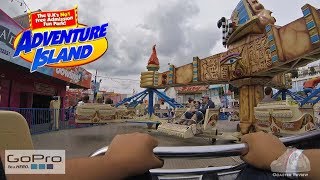 Pharaohs Fury  On Ride   Adventure Island POV [upl. by Eillo438]