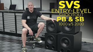 SVS Subwoofers Which EntryLevel Sub PB1000 vs PB2000 amp SB1000 vs SB2000 [upl. by Rozamond]