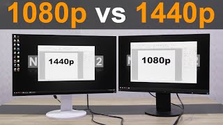 1080p vs 1440p Monitor [upl. by Assilen]