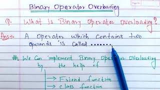 Binary operator overloading in C  C program add two numbers using binary operator overloading [upl. by Emile]