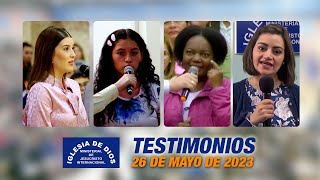 Testimonios 26 de mayo de 2023  Iglesia de Dios Ministerial de Jesucristo Internacional [upl. by Attiuqahs769]