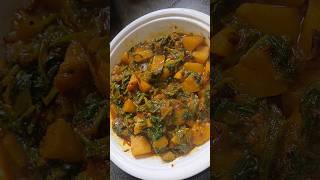 Palk aloo। की heldi masala sbji [upl. by Alodee]