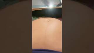 30 semanas de gestação bebê mexendo na barriga 7 meses de gravidez gravidez shorts 30semanas [upl. by Blanchette581]