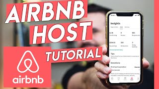 How To Sign Up To Be An Airbnb Host StepbyStep Mobile Tutorial [upl. by Anniahs]