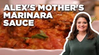 Alex Guarnaschellis Mothers Marinara Sauce Recipe  Alexs Day Off  Food Network [upl. by Laural]