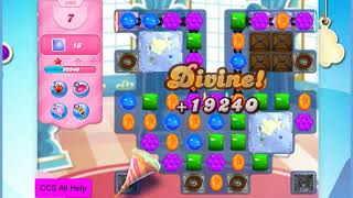 Candy Crush Saga Level 2986 18 moves NO BOOSTERS Cookie [upl. by Mclaurin]