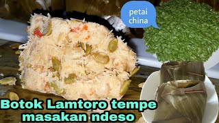 Botok Lamtoro Tempe Masakan nusantara [upl. by Wane976]