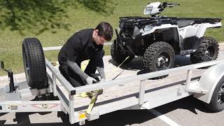 Sportsman 570 Transporting  Polaris Off Road Vehicles [upl. by Orhtej]