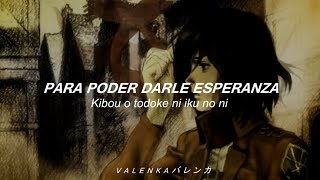 Shingeki No Kyojin  ED1  Utsukushiki Zankoku Na Sekai  Sub Español amp Romaji AMV [upl. by Kingsley]