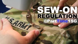 Sew on vs Pin on  Army National Guard [upl. by Abramson817]